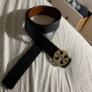 Tory Burch belt black and brown reversible